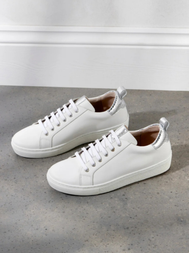 Leather White Trainers